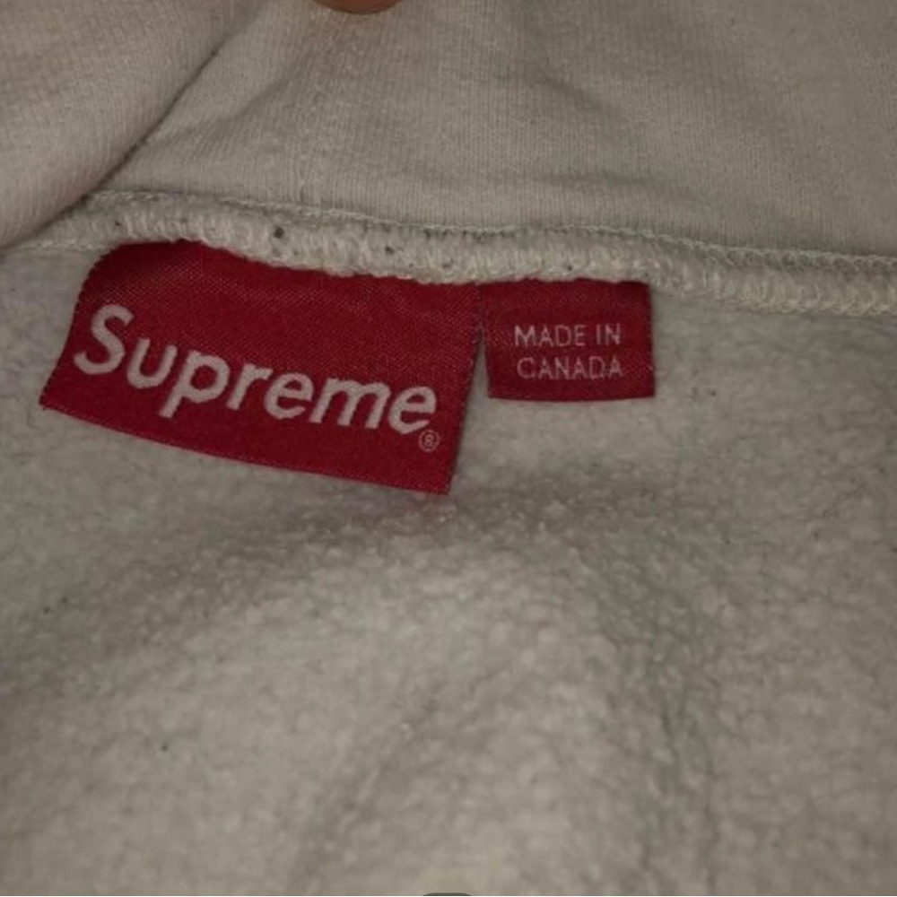 Supreme doves hooded sweatshirt heather grey